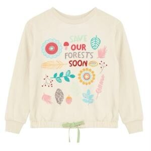 PEEK Kids x The Nature Conservancy Save Forests Embroidered Sweatshirt Girls 6/7